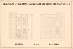 Emil Medvešček - Rektorat in dekanati Slovenske univerze Aleksandrine